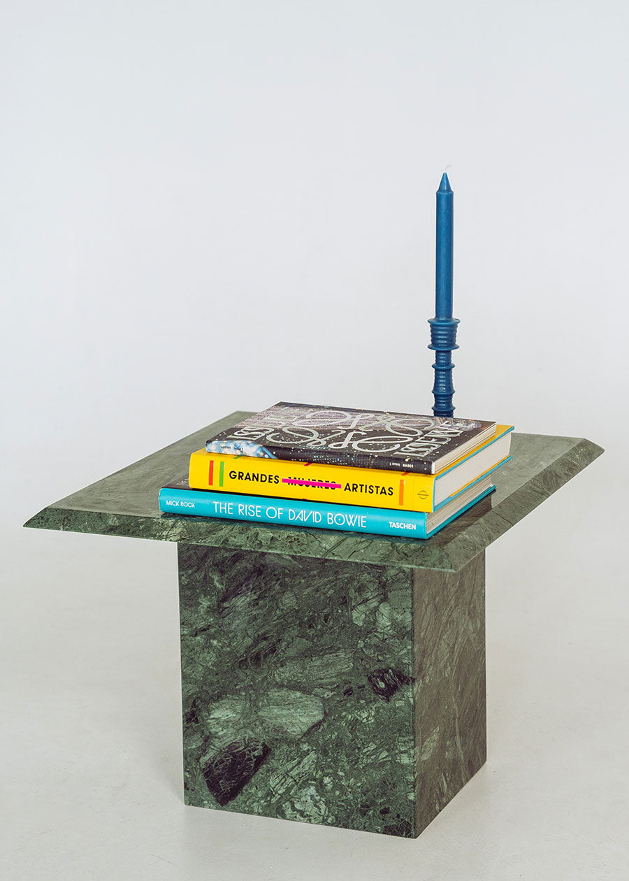 Mesa de apoyo en mármol verde - Canica Collections