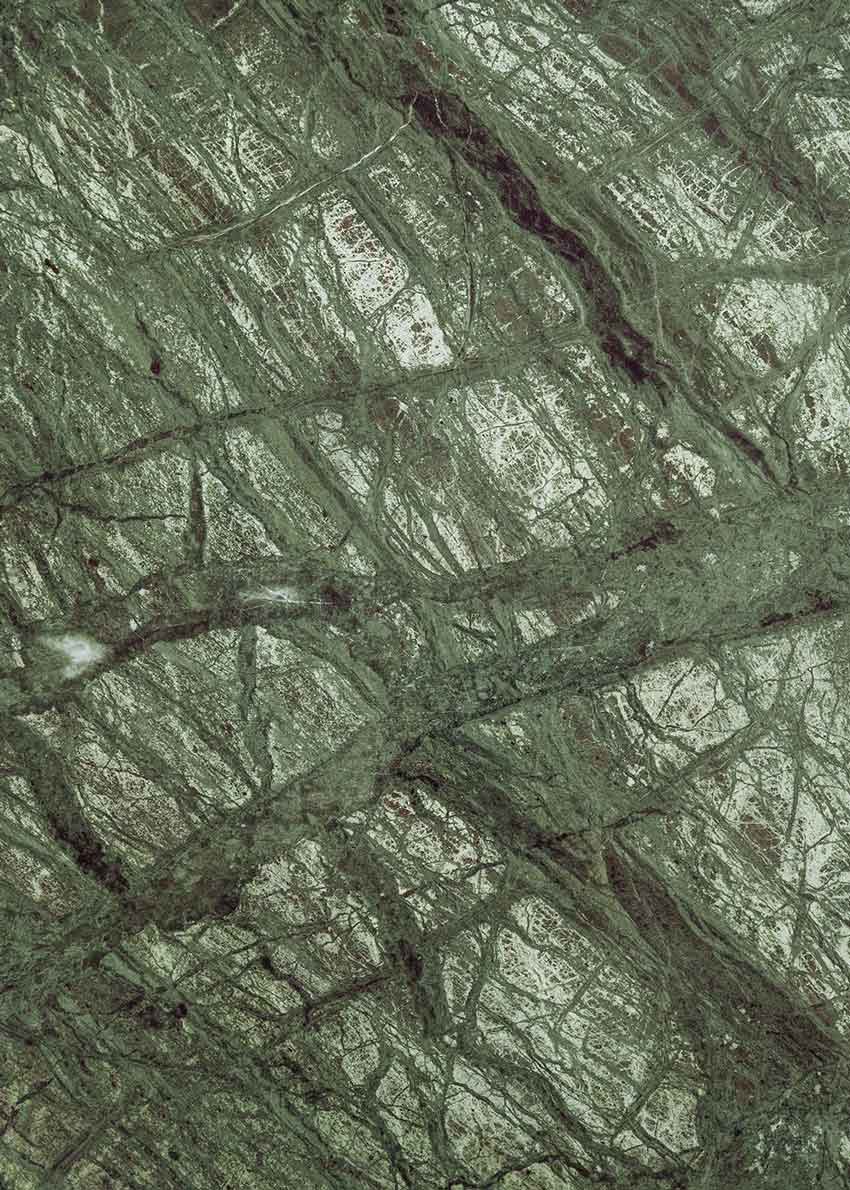 Mesa de apoyo en mármol verde - Canica Collections