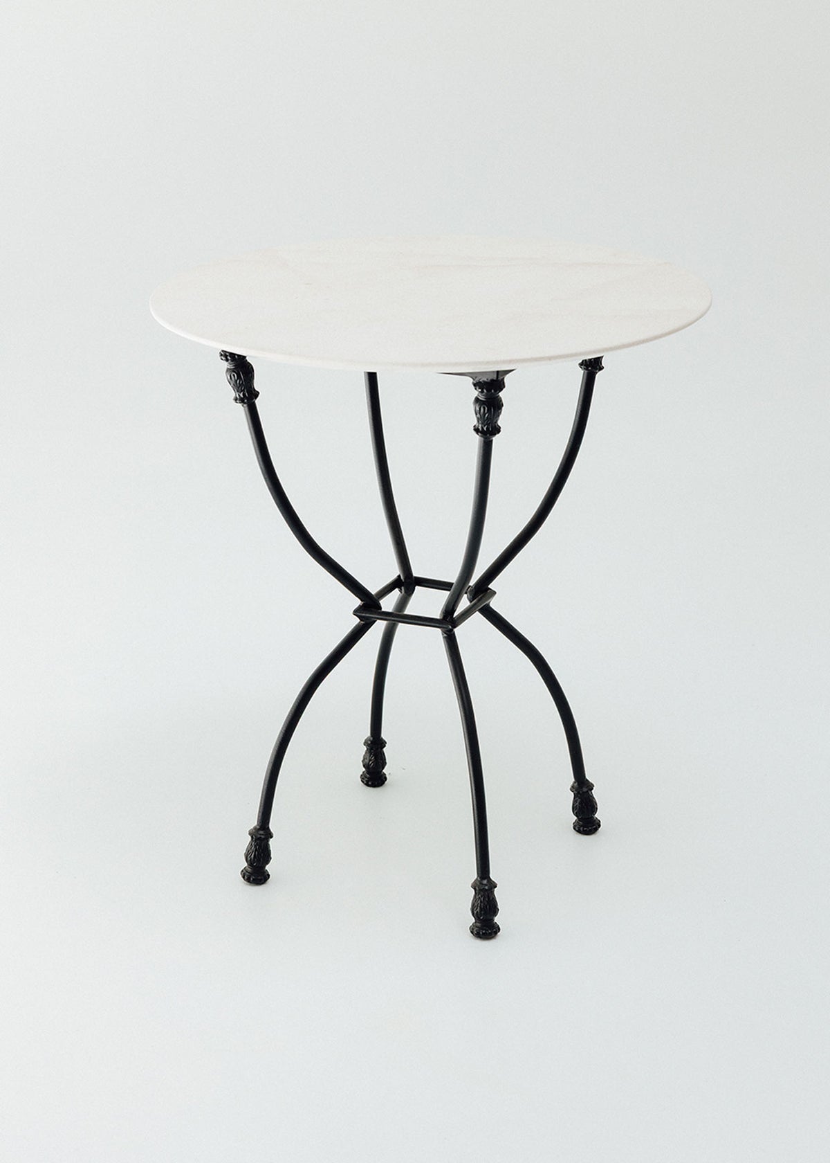 Limestone side table