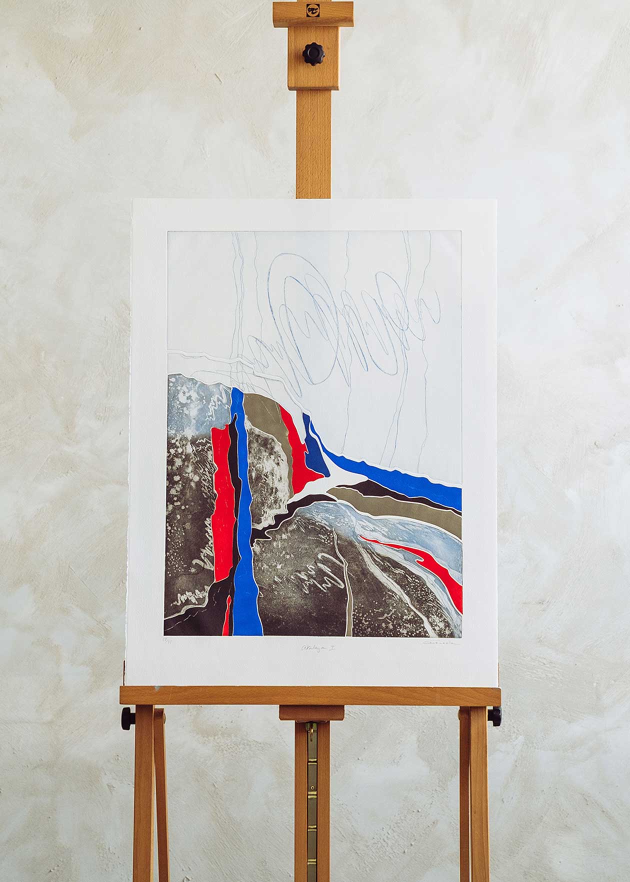 Obra gráfica original numerada y firmada a mano por la artista Chari Goyeneche.