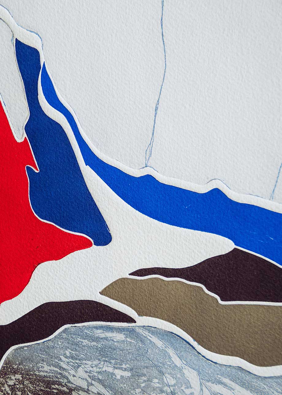 Obra gráfica original numerada y firmada a mano por la artista Chari Goyeneche.