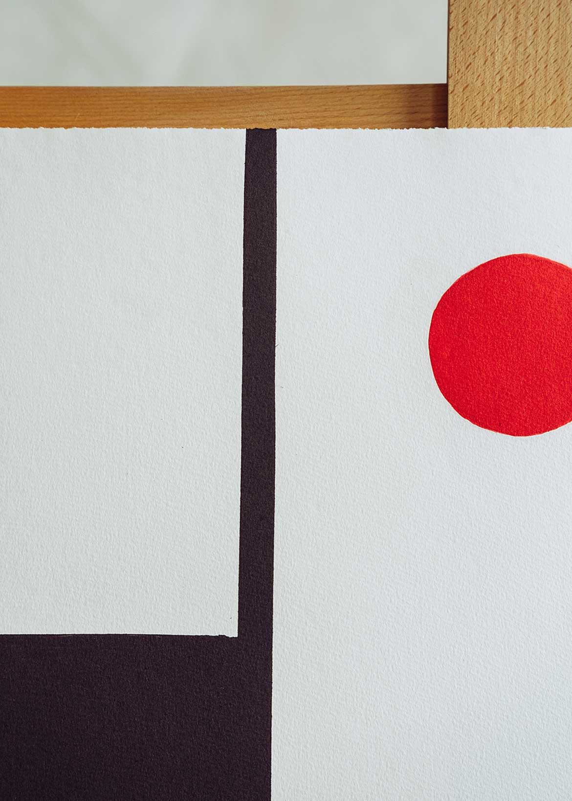 Obra gráfica original numerada y firmada a mano por el artista Jorge Balboa.