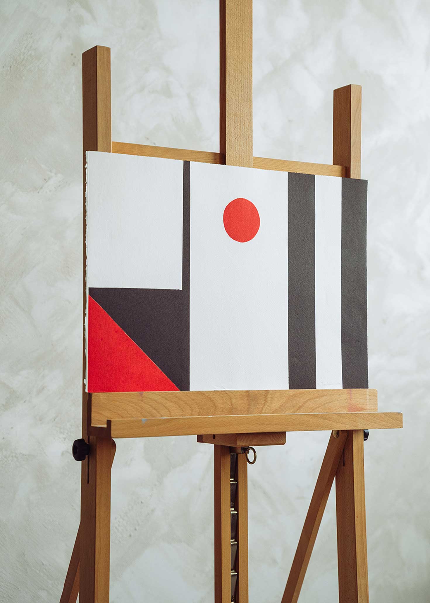 Obra gráfica original numerada y firmada a mano por el artista Jorge Balboa.