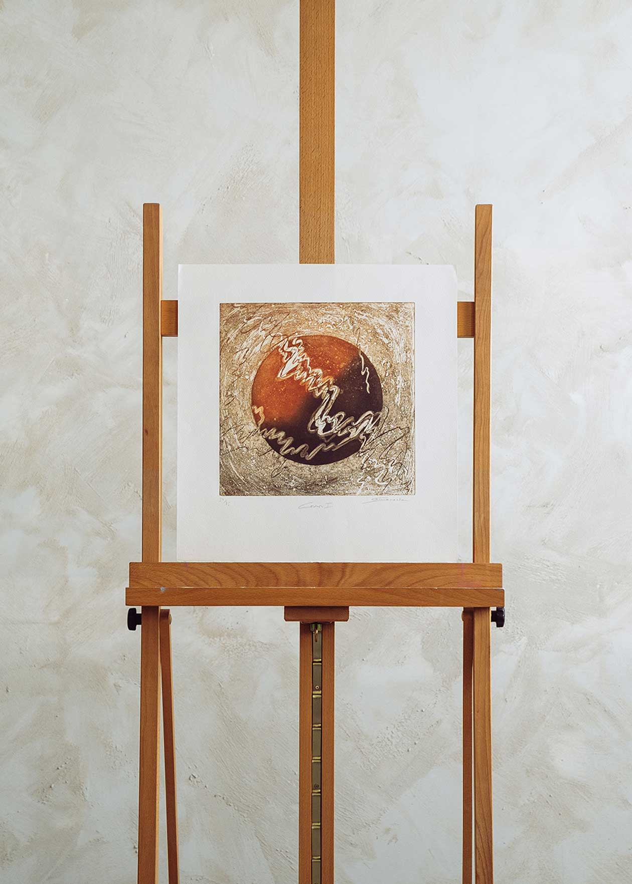 Obra gráfica original numerada y firmada a mano por la artista Chari Goyeneche.