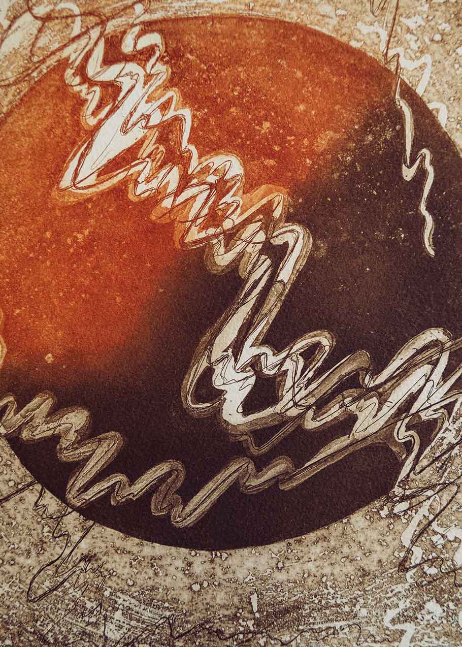 Obra gráfica original numerada y firmada a mano por la artista Chari Goyeneche.