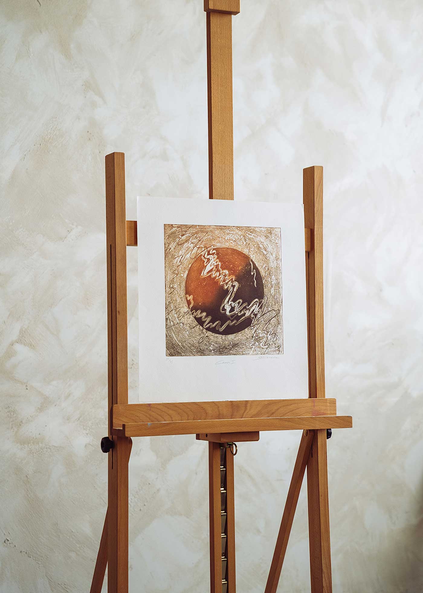 Obra gráfica original numerada y firmada a mano por la artista Chari Goyeneche.