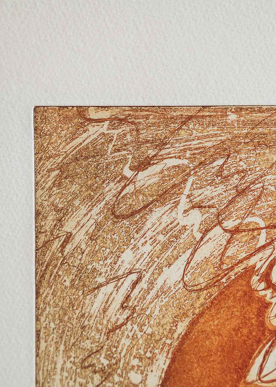 Obra gráfica original numerada y firmada a mano por la artista Chari Goyeneche.