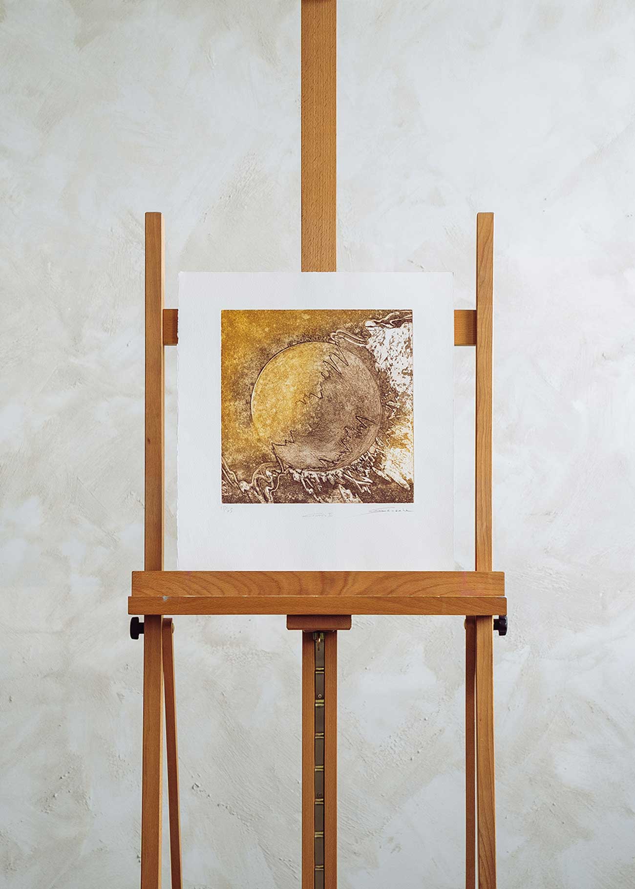 Obra gráfica original numerada y firmada a mano por la artista Chari Goyeneche.