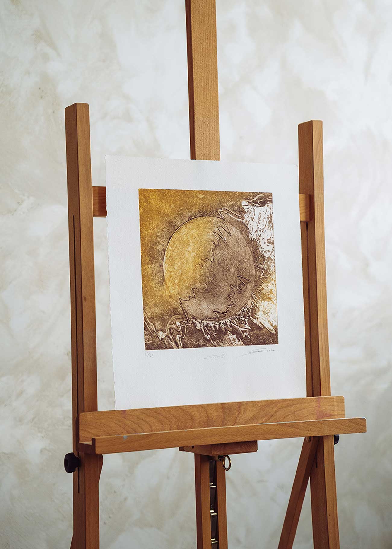 Obra gráfica original numerada y firmada a mano por la artista Chari Goyeneche.