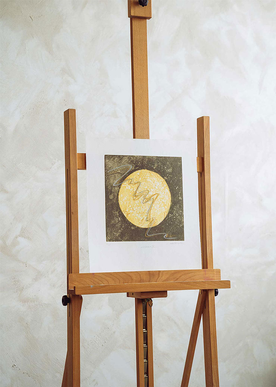 Obra gráfica original numerada y firmada a mano por la artista Chari Goyeneche.