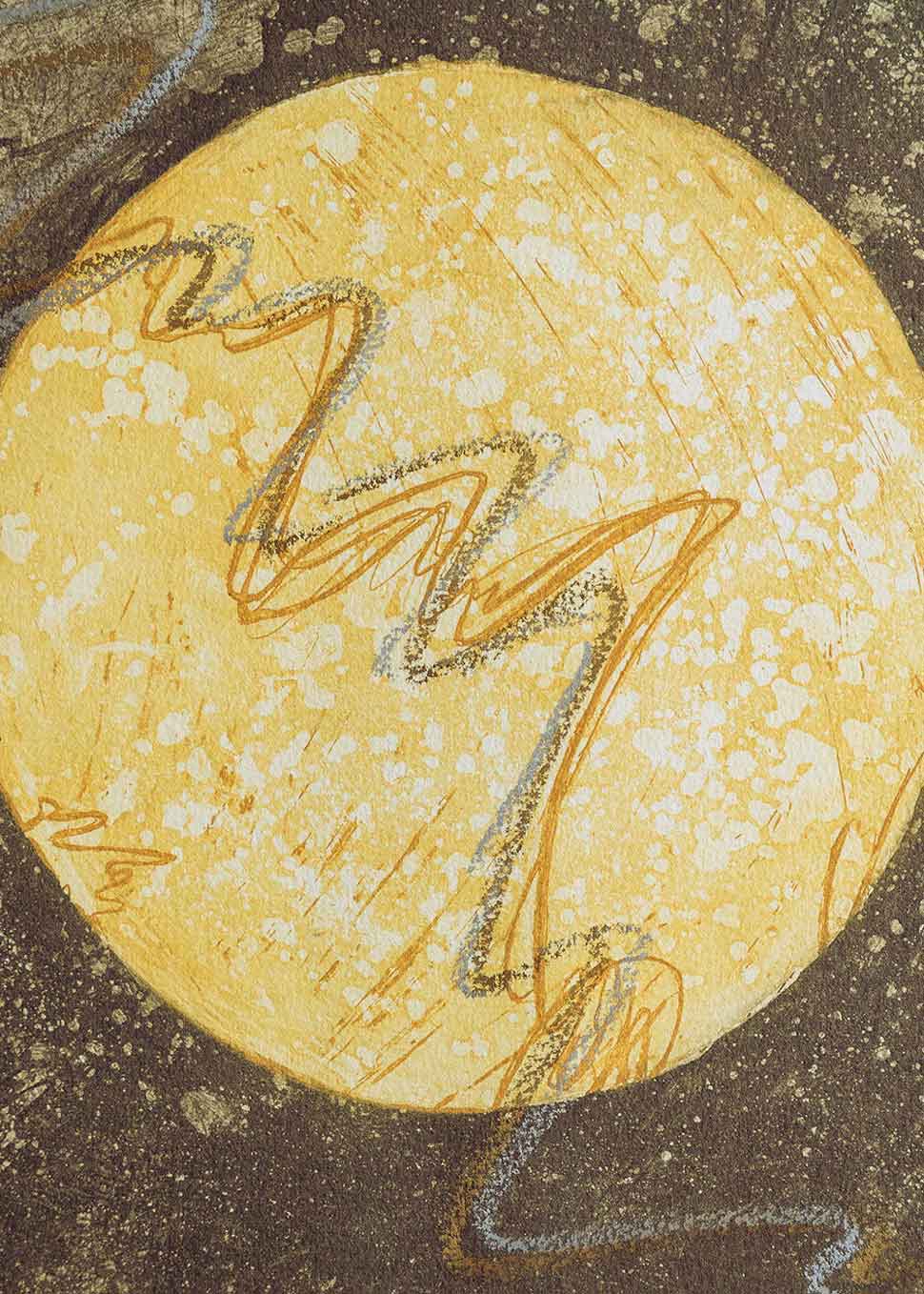 Obra gráfica original numerada y firmada a mano por la artista Chari Goyeneche.