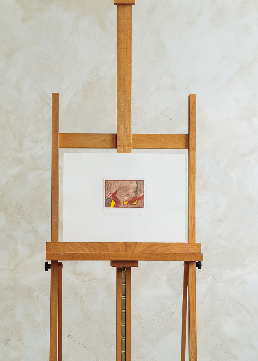 Obra gráfica original numerada y firmada a mano por el artista Isidro Parra.