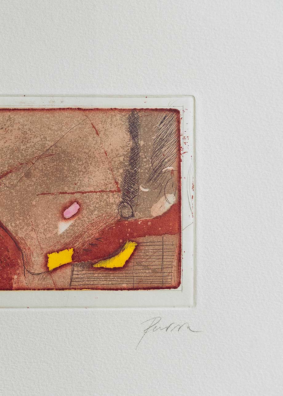 Obra gráfica original numerada y firmada a mano por el artista Isidro Parra.