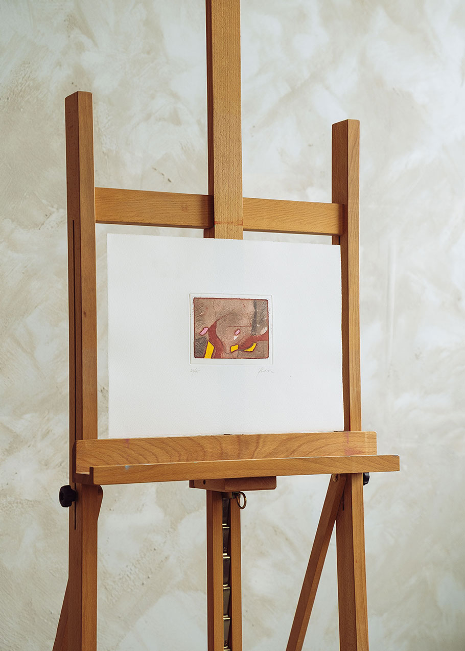 Obra gráfica original numerada y firmada a mano por el artista Isidro Parra.