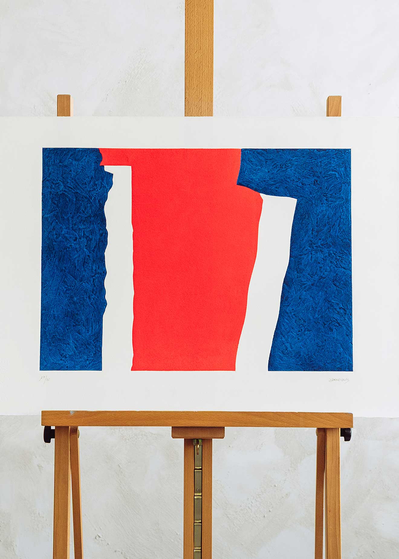 Obra gráfica original numerada y firmada a mano por el artista Joaquín San Juan.