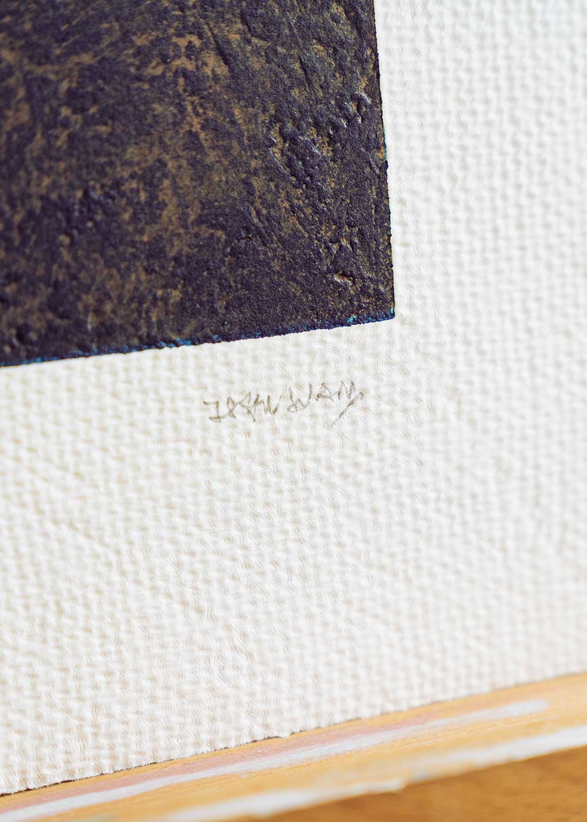 Obra gráfica original numerada y firmada a mano por el artista Joaquín San Juan.