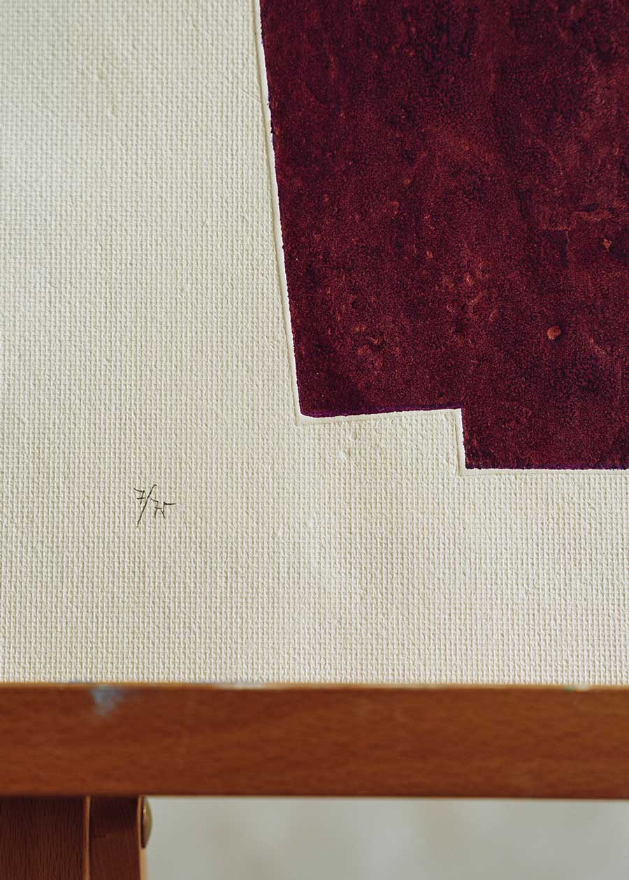 Obra gráfica original numerada y firmada a mano por el artista Joaquín San Juan.