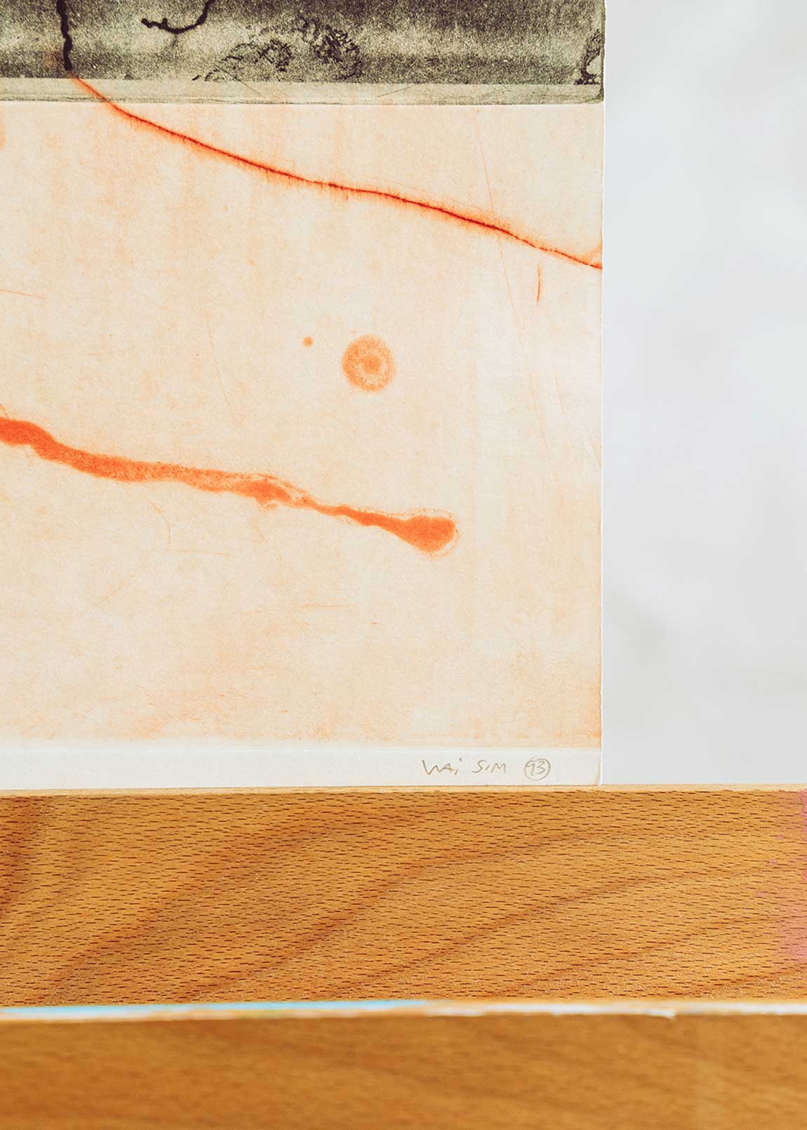 Obra gráfica original numerada y firmada a mano por el artista Unai San Martín.