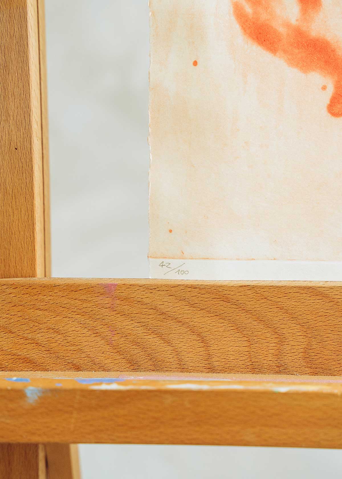 Obra gráfica original numerada y firmada a mano por el artista Unai San Martín.