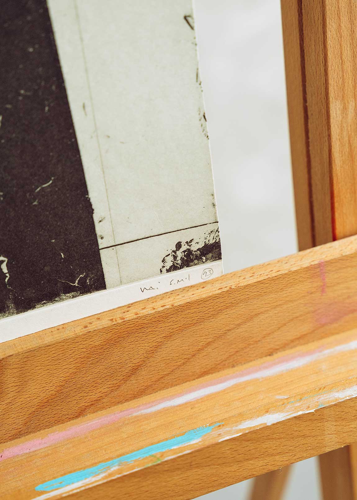 Obra gráfica original numerada y firmada a mano por el artista Unai San Martín.