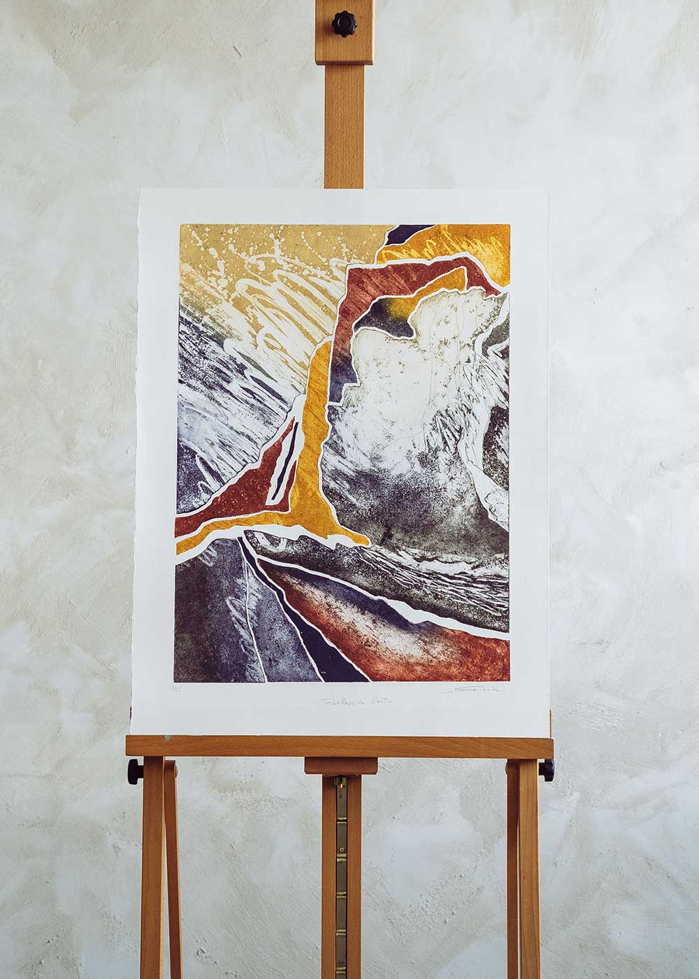 Obra gráfica original numerada y firmada a mano por la artista Chari Goyeneche.