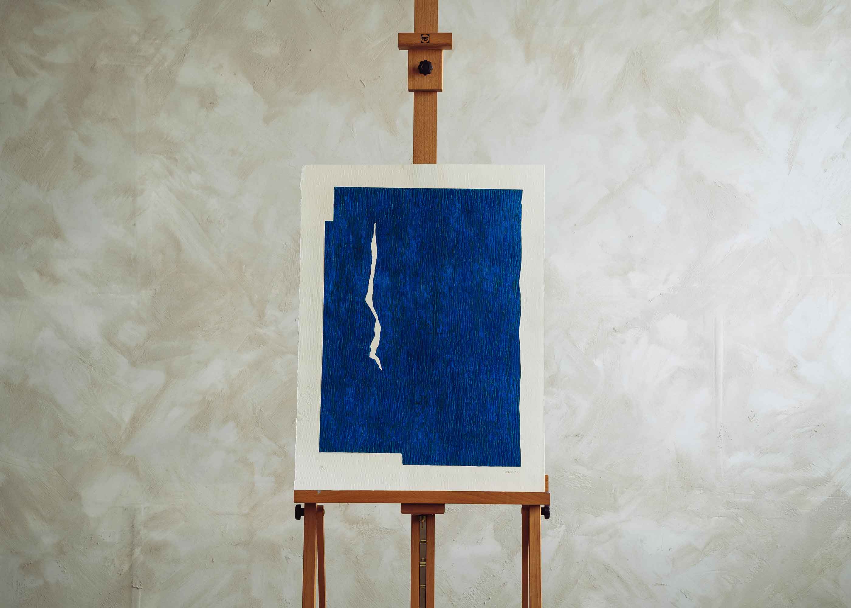 Obra gráfica original numerada y firmada a mano por el artista San Juan. 