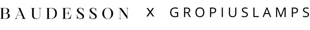 Baudesson x Gropius Lamps logo