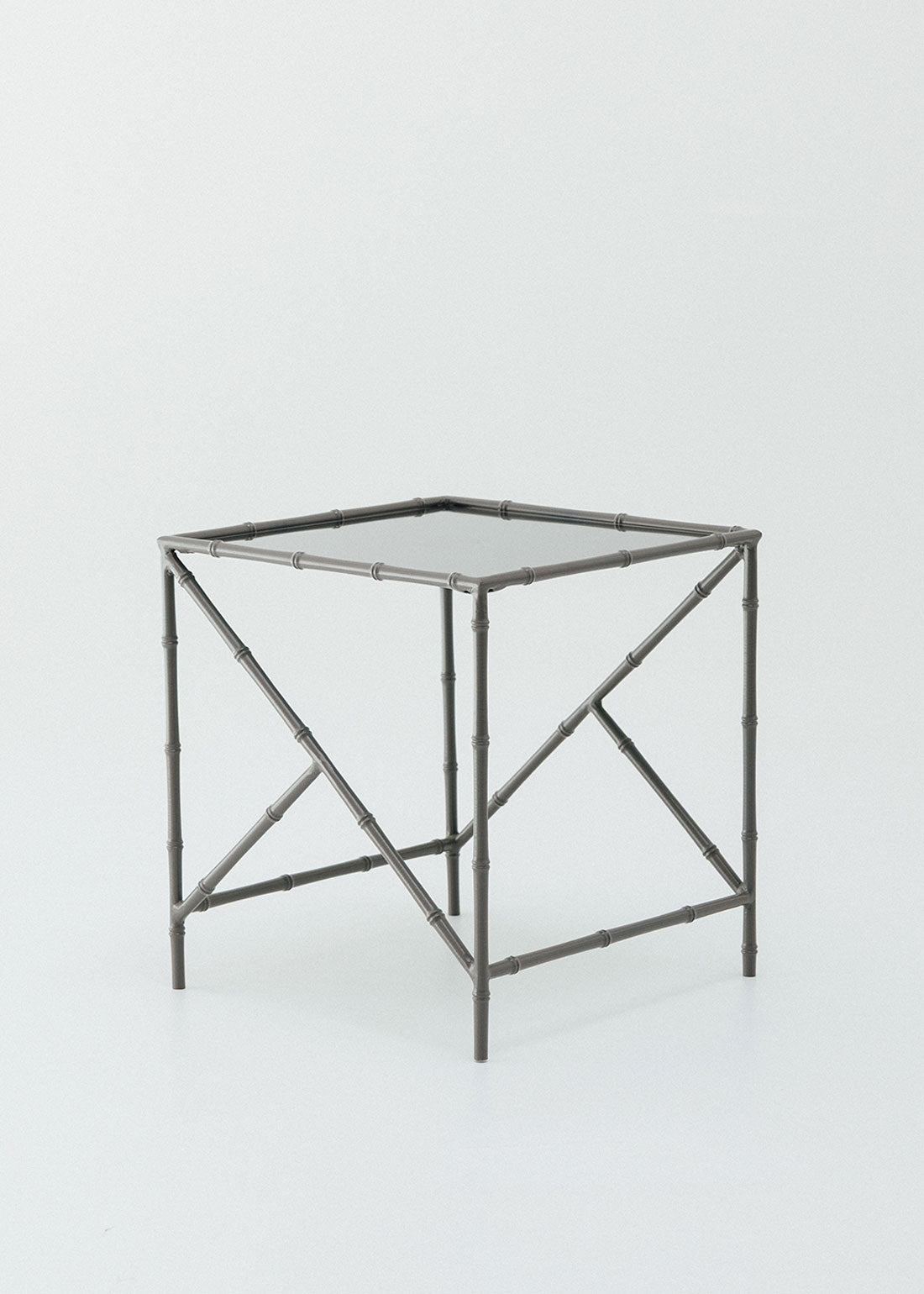 Mirrored side table