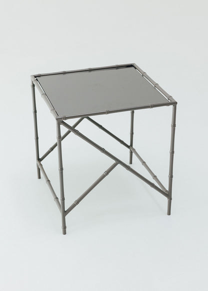 Mirrored side table