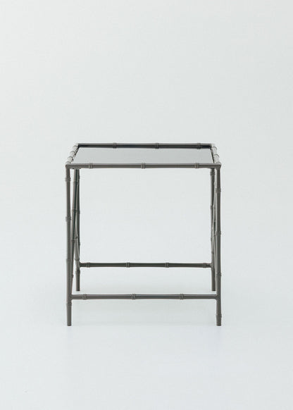 Mirrored side table