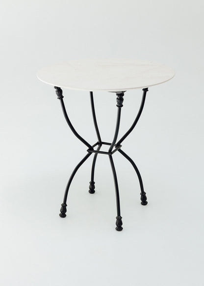 Limestone side table
