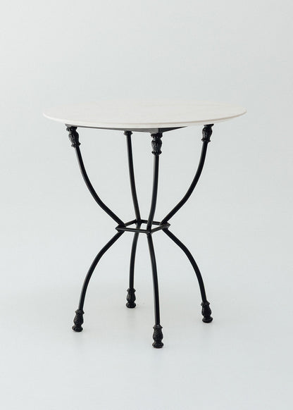 Limestone side table