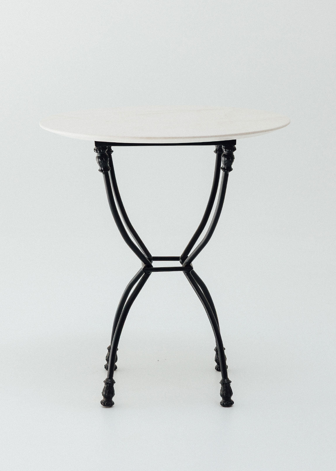 Limestone side table
