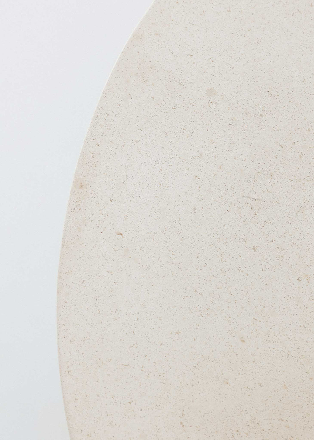 Limestone side table