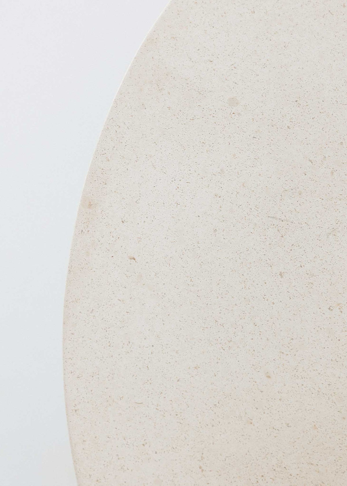 Limestone side table
