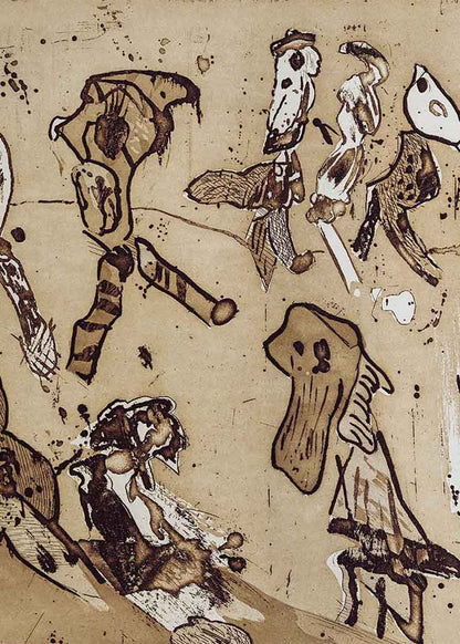 Obra gráfica original numerada y firmada a mano por el artista Alfonso Bonifacio.