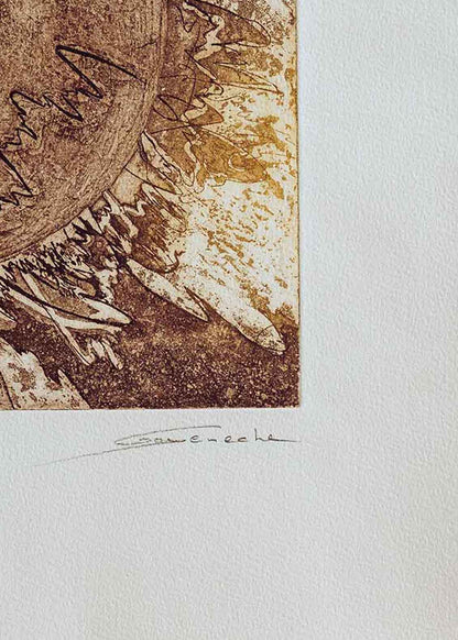 Obra gráfica original numerada y firmada a mano por la artista Chari Goyeneche.