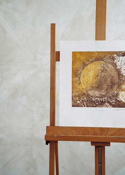 Obra gráfica original numerada y firmada a mano por la artista Chari Goyeneche.