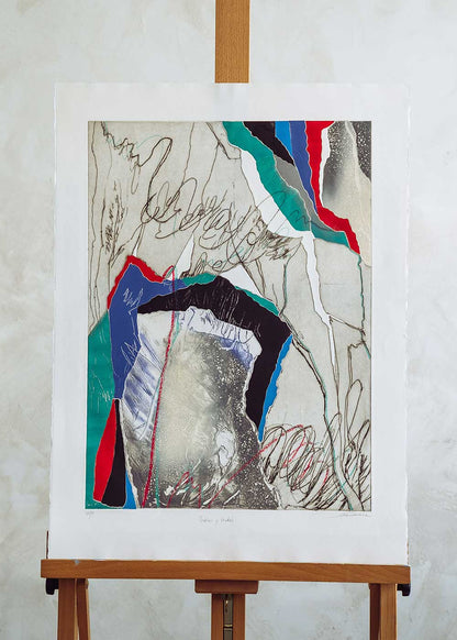 Obra gráfica original numerada y firmada a mano por la artista Chari Goyeneche.