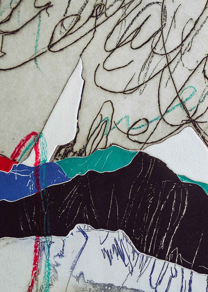 Obra gráfica original numerada y firmada a mano por la artista Chari Goyeneche.