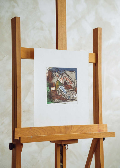 Obra gráfica original numerada y firmada a mano por el artista Isidro Parra.