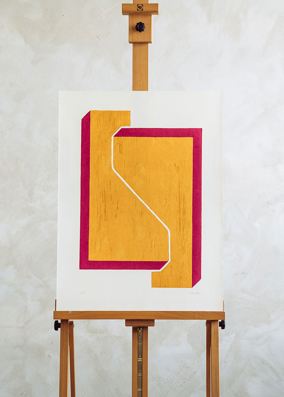 Obra gráfica original numerada y firmada a mano por el artista Joaquín San Juan.