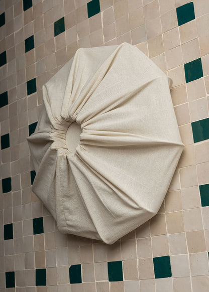 Aplique de pared de lino.